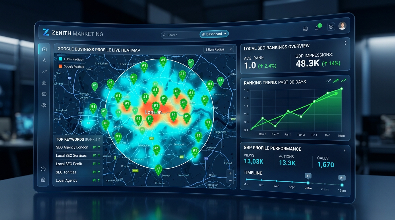 Local SEO Geo Grid Dashboard